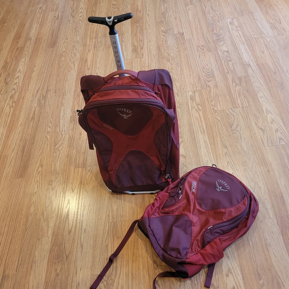 Osprey Ozone 50L Convertible Rolling Suitcase & Detachable Backpack